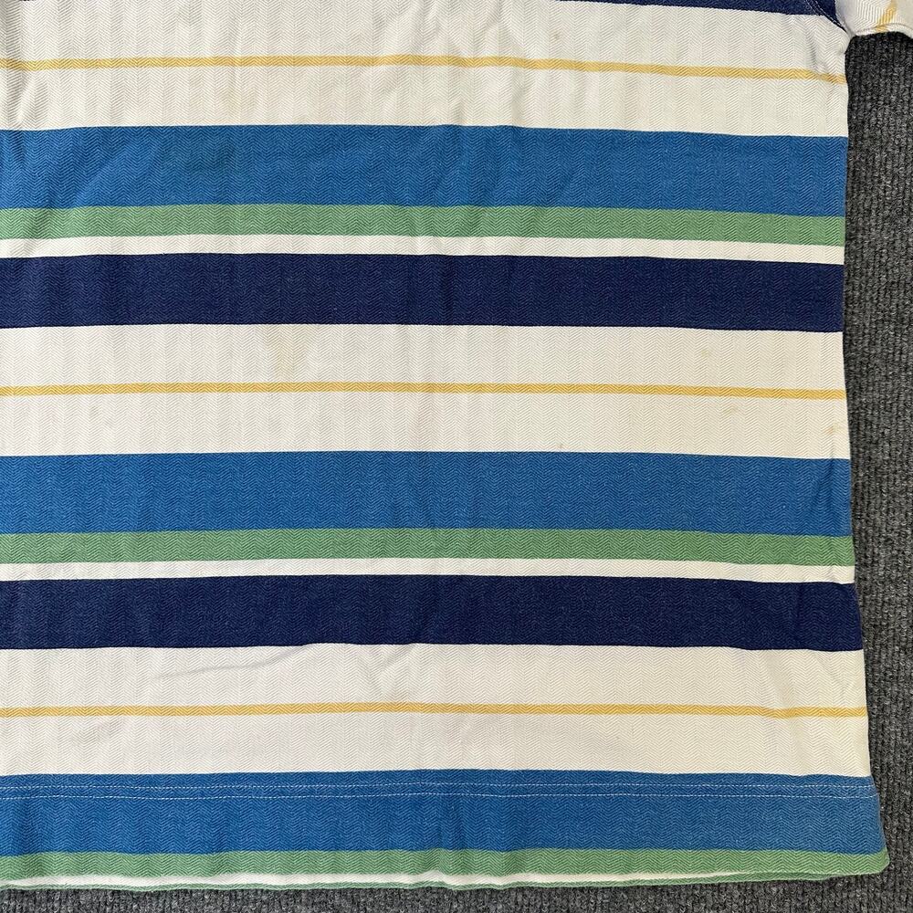 Vintage Men’s 90’s Y2K Disney Store Striped Polo Shirt Tiger Winnie The Pooh 2XL - Picture 6 of 8